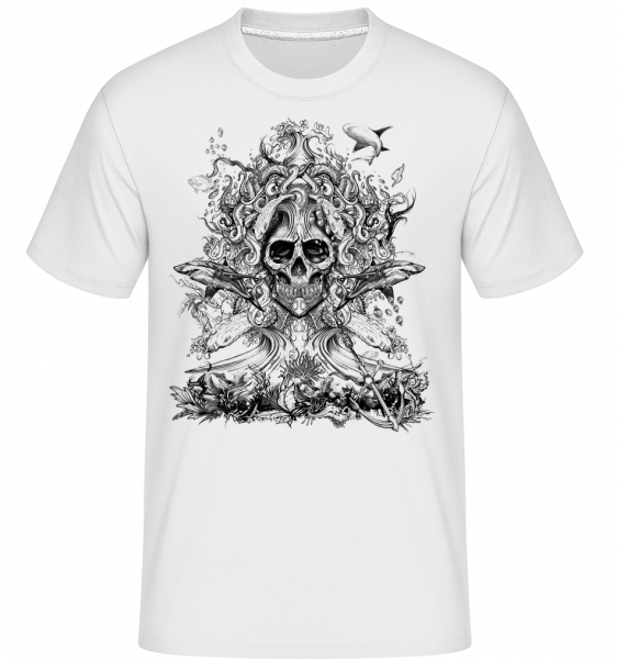 L'Eau Dieu De La Mort -  T-Shirt Shirtinator homme - Blanc - Devant