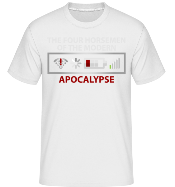 Modern Apocalypse -  T-Shirt Shirtinator homme - Blanc - Devant