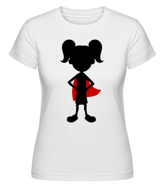 Soeur Superheroine -  T-shirt Shirtinator femme - Blanc - Devant