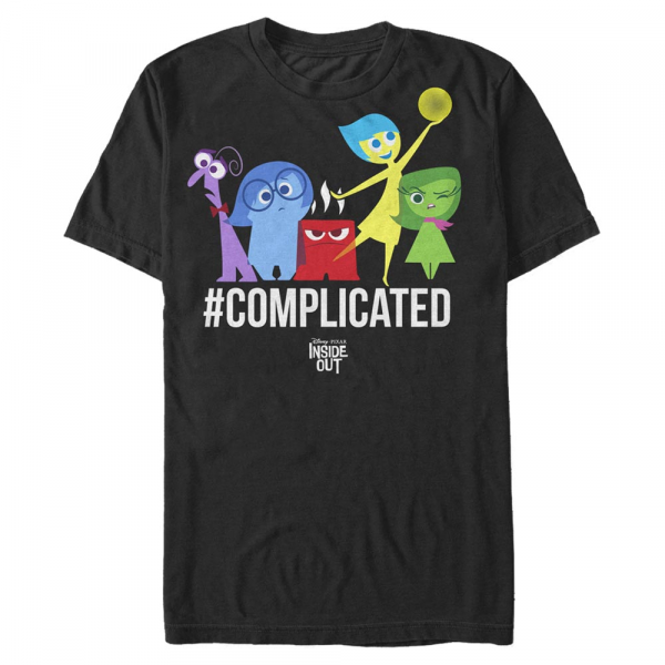 Pixar - Vice Versa - Skupina Complicated - Homme T-shirt - Noir - Devant