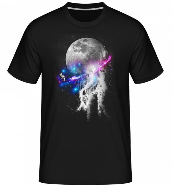 Astronaute Et Galaxie -  T-Shirt Shirtinator homme - Noir - Devant