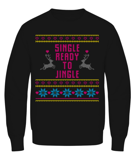 Single Ready To Jingle - Sweatshirt Homme - Noir - Devant
