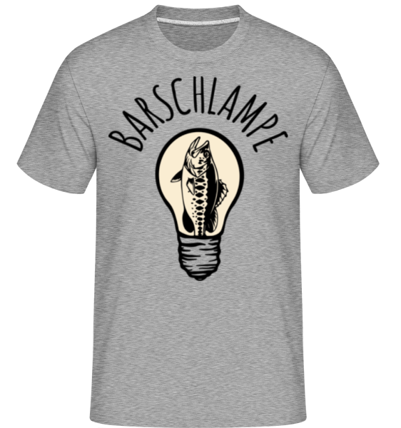 Barschlampe - Shirtinator Männer T-Shirt - Grau meliert - Vorne
