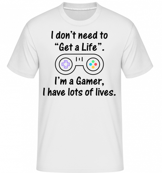 I'm A Gamer - Shirtinator Männer T-Shirt - Weiß - Vorn