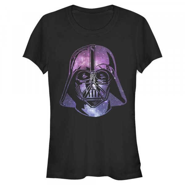 Star Wars - Darth Vader Vader Space Helmet - Frauen T-Shirt - Schwarz - Vorne