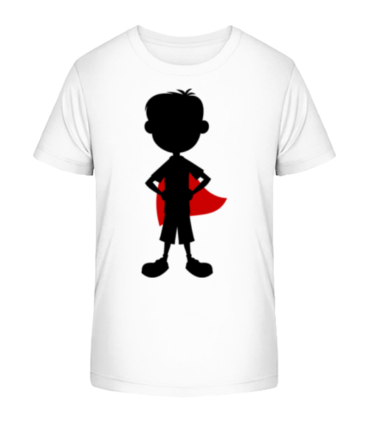 Superheld Bruder - Kinder Bio T-Shirt Stanley Stella - Weiß - Vorne